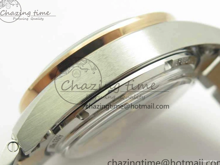 0327 Thermal Speedmaster ’57 Co-Axial SS RG OMF 1:1 Best Edition White Dial On SS RG Bracelet A9300 (Free Leather Strap) 8074